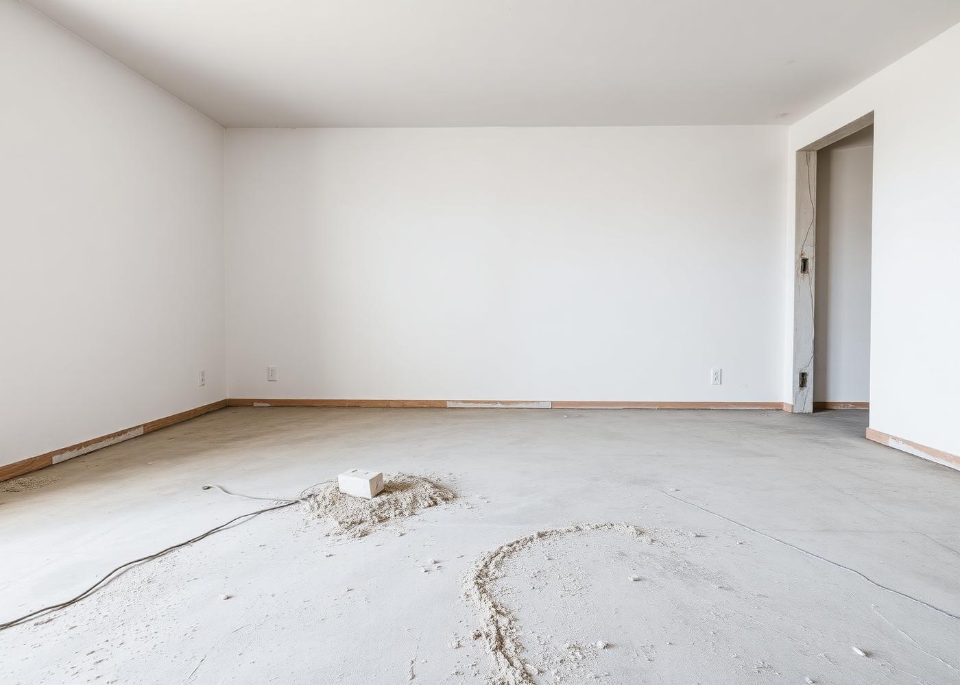 Interior Living Space before resin coating